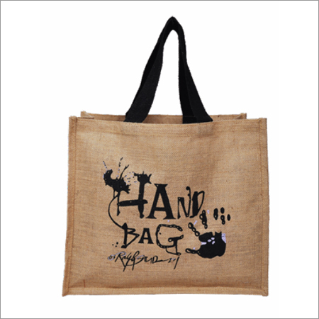 Jute Printed Hand Bags