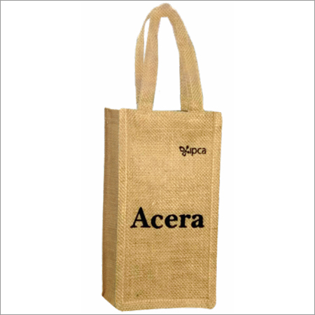 Jute Wine Bottle Bags