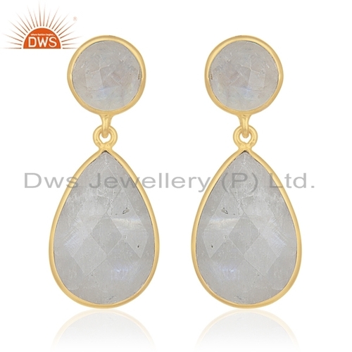 Rainbow Moonstone Earrings Supplier