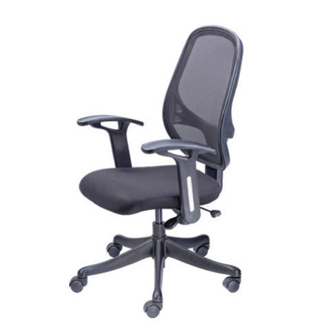 Astra Series - Mesh Fabric, Adjustable Height, Black | Ergonomic Design, Mesh Backrest, Comfortable Seating