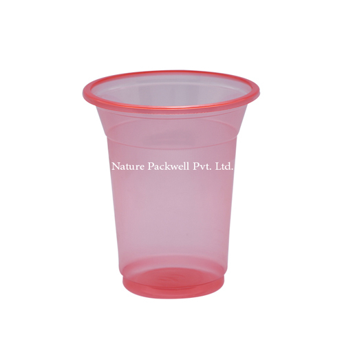 Red Disposable  Glass