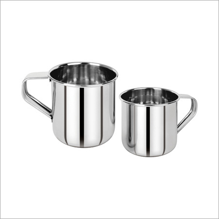 Silver Stainless Steel Mug