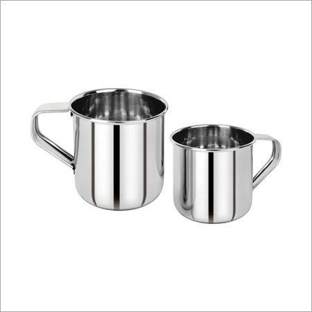 Stainless Steel Mug - Color: Silver