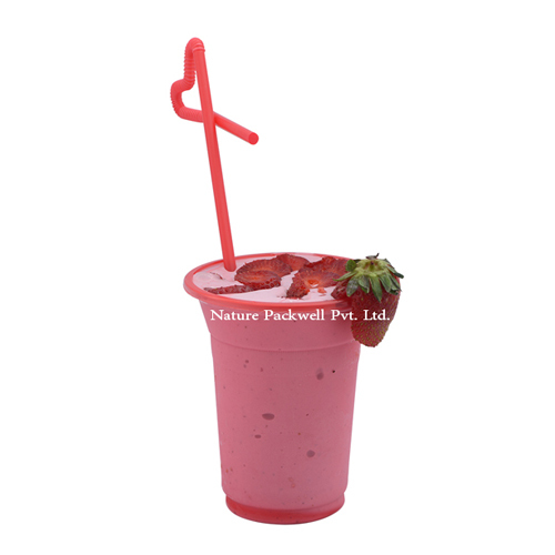 Red Disposable  Glass