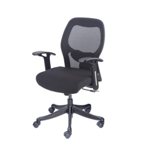 Astra Series - Mesh Fabric, 22x26x30 Inches, 25 Inch Base Diameter | Ergonomic Design, Adjustable Height, Swivel Base, Fixed Armrest