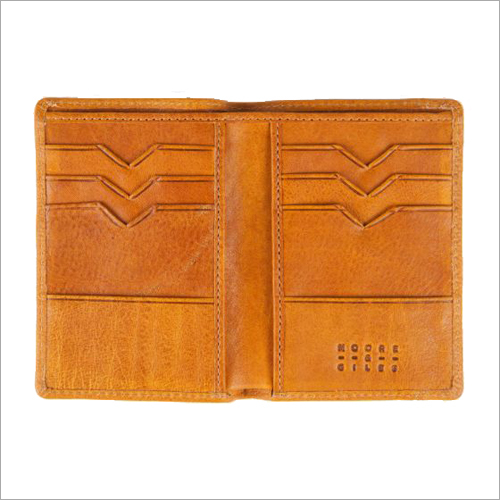 Mens Wallet - Leather, 4x3 Inches, Brown | Card Storage, Durable, Compact Design, Classic Style