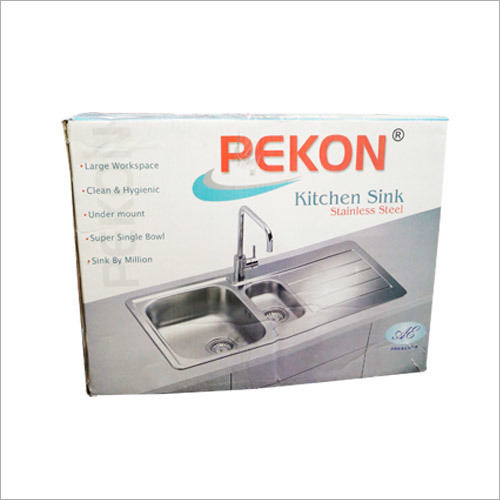 SS Kitchen Sink With Top Lever Tap