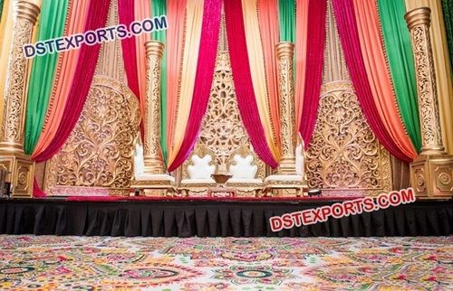 Royal Indian Wedding Stage Decoration Royal Indian Wedding Stage