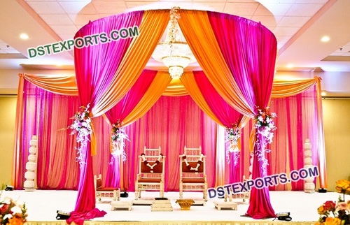 Fiber Carved Wedding Mandap