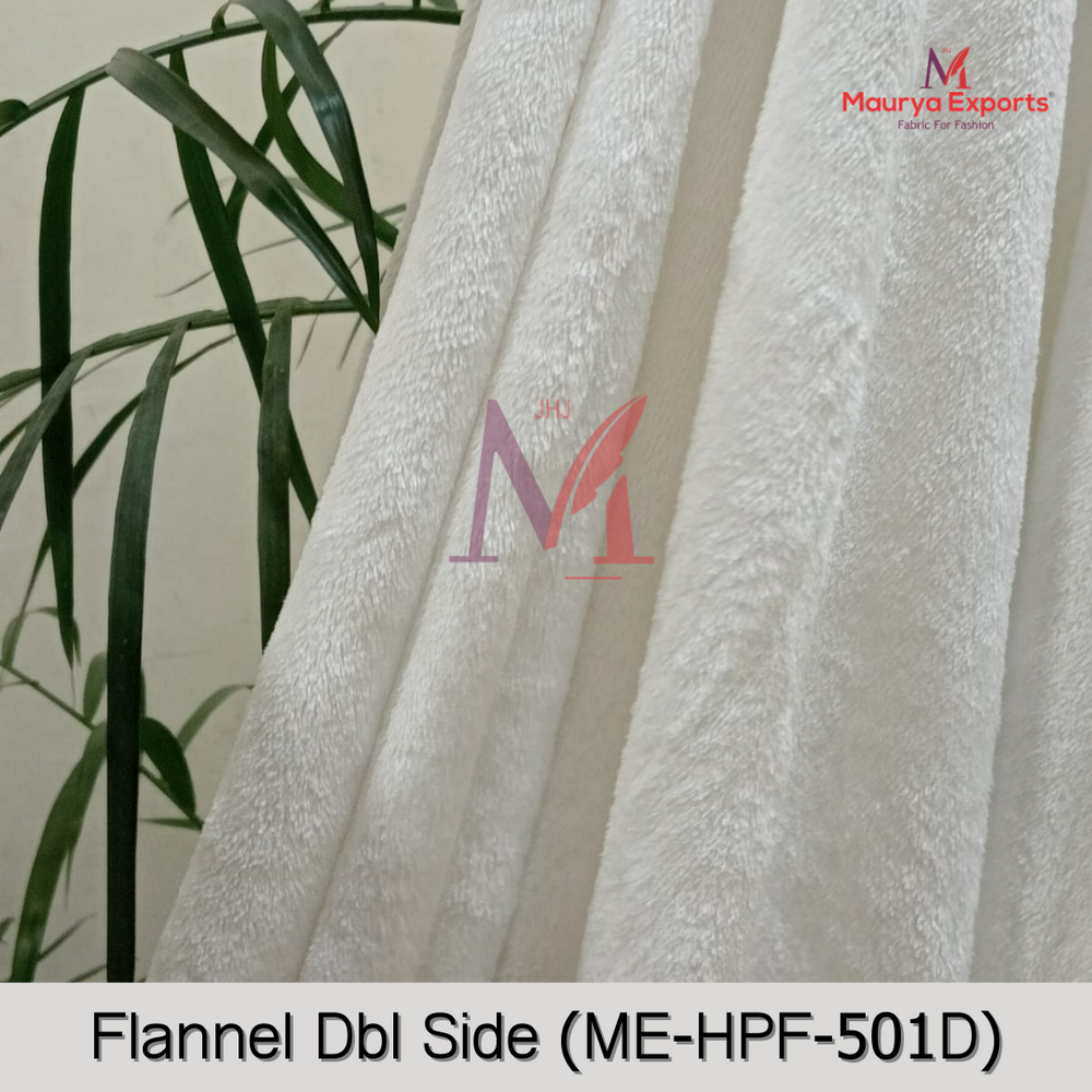 Flannal Fabric - 100% Polyester, Knitted 90" Width, Customized Color | Soft Feel, Smooth Surface, Luxury Look, 200-300 GSM