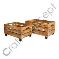 3 Strips Set Of 2 Wooden Box No Assembly Required