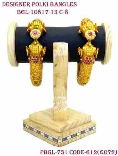 Designer Polki Bangles