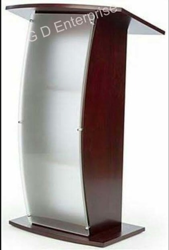 Easy To Install Acrylic Wooden Podium