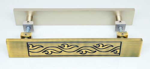 50mm Glass Main Door Brass Handle