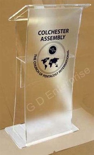 Acrylic Hotel Lecture Stand