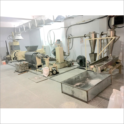 Extruder Line with Water Ring Die Face Cutter