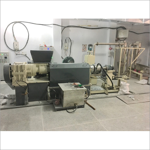 Extruder Line with Water Ring Die Face Cutter