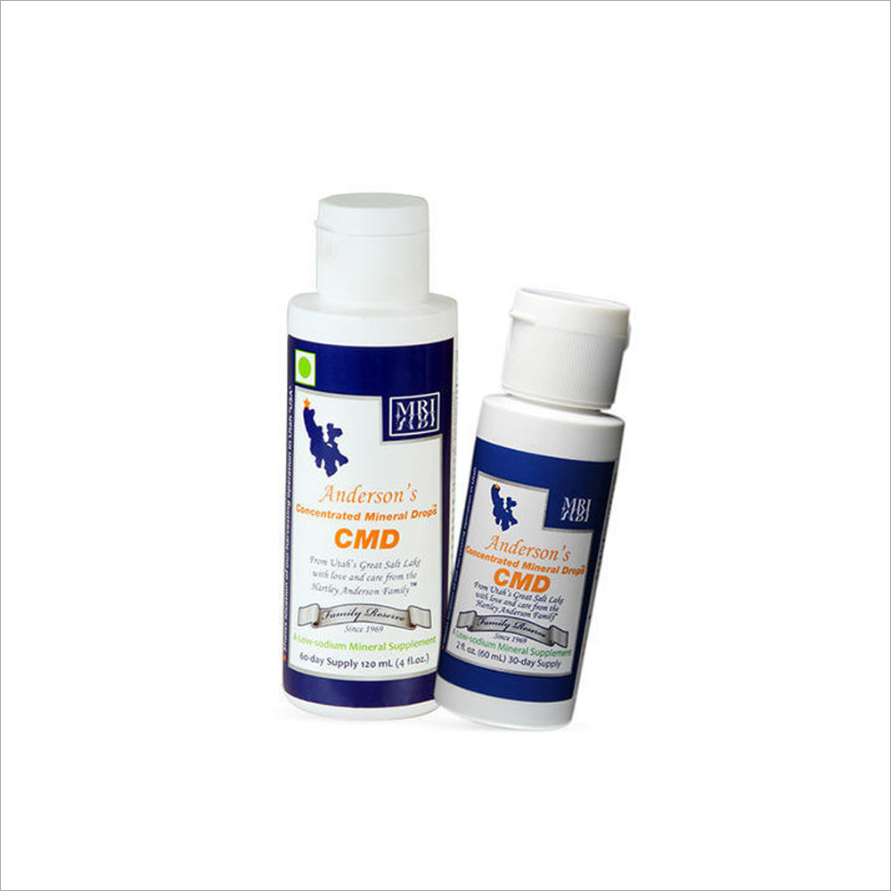 White Concentrated Mineral Drops