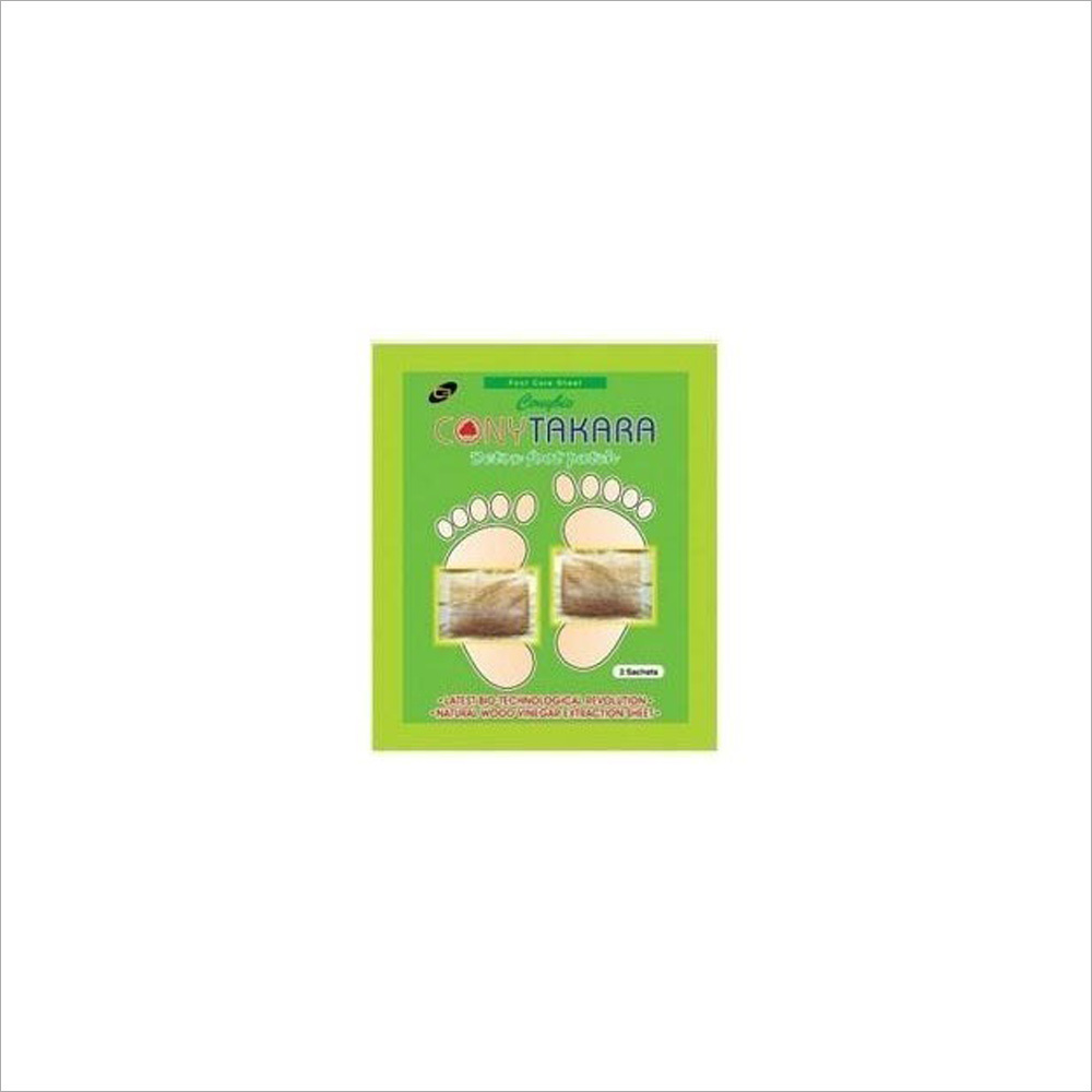 Yellow Conytakara 10 Sachet Detox Foot Pad