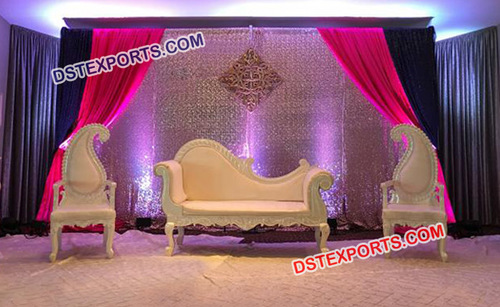 Beautiful Reception Stage Sofa Set