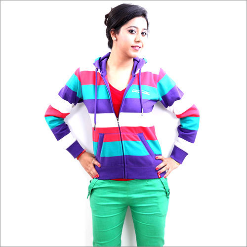 Ladies Colored Hooded