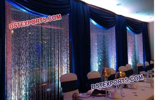 Glittering Backdrop Decoration For Wedding