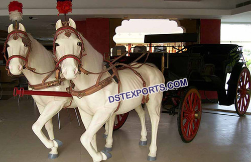 Stylish Wedding Horse Buggy