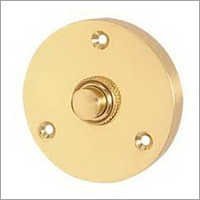 Brass Bell Push - Brass, 70mm Diameter, Polished Finish | Durable, Elegant, Reliable, Easy Install, Classic Design