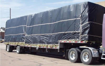 Black Truck Tarpaulin Plastic Cover