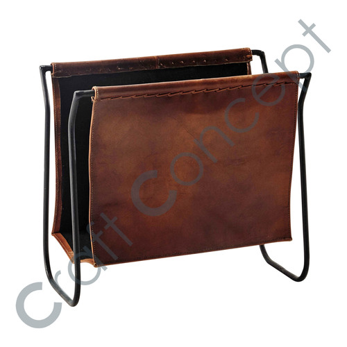 Leather With Iron Book Holder No Assembly Required