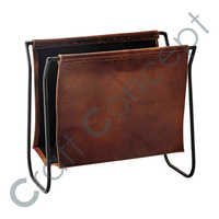 Leather With Iron Book Holder No Assembly Required