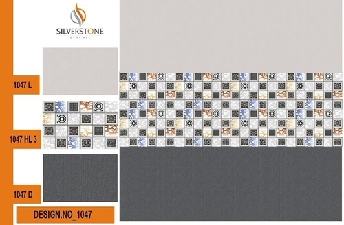Ceramic Grey Tiles 10x15