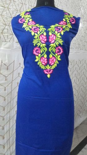 Royal Blue Kurta With Rich Color Embroidery