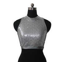 Sequins Halter Top