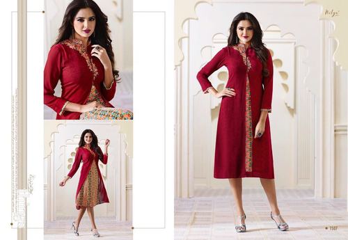 L.t Fabric Georgette Designer Kurtis L.t Fabric Georgette Designer Kurtis
