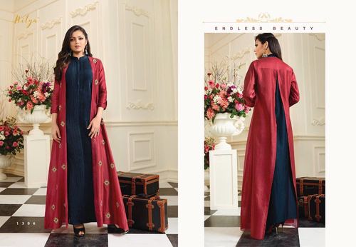 L t Georgette Based Party Wear Kurtis L t Georgette Based Party Wear Kurtis