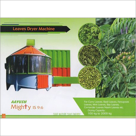 Leaves Dryer Machine