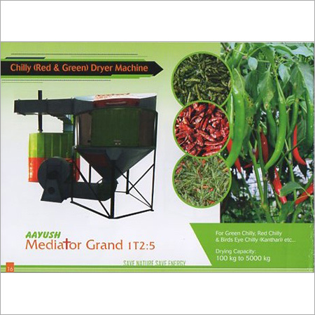 Chilly Red And Green Dryer Machine
