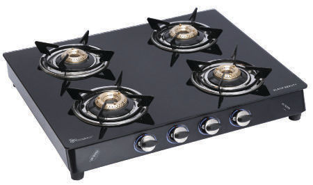 LPG GAS STOVE 4 BURNER (GLASS)