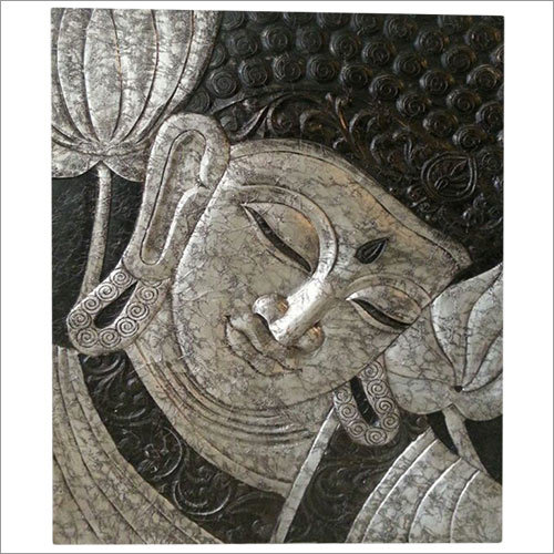 Krishna Panels - Wood Material Varied Dimensions Silver Finish | Elegant Design Intricate Carving Durable Easy Installation Aesthetic Value