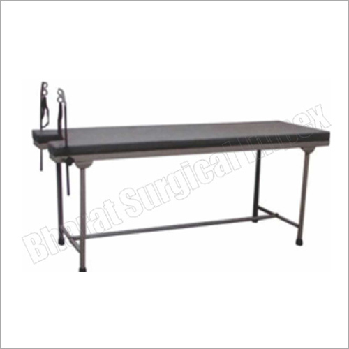 Gynaec Examination Table - Hard Metal Adjustable Size Grey | Strong Durable Comfortable Stable Hygienic