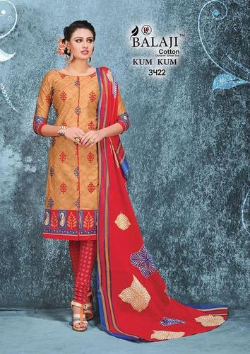 Cotton Printed Chudidar Dress Material Cotton Printed Chudidar Dress Material