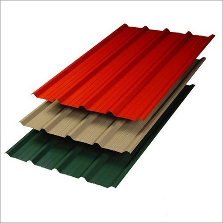 Color Coated Steel Roofing Sheet - Galvanized Steel, Corrugated 0.35-0.7mm, Red Polyester | Durable, Weatherproof, Corrosion Resistant, Lightweight, Easy Install, 10 Year Warranty