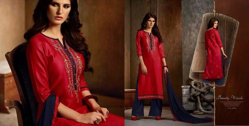 Cotton Embroidery Chudidar Dress Material Cotton Embroidery Chudidar Dress Material