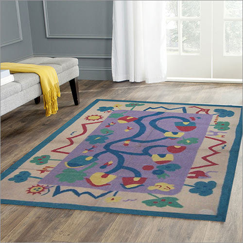 Vintage Cartoon Wool Rug