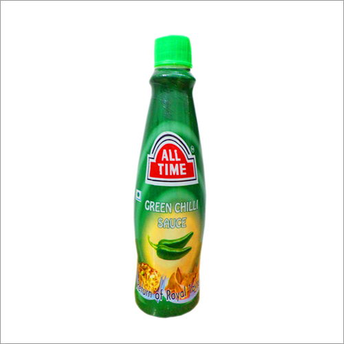 Green Chilli Sauce In Plastic Bottles Green Chilli Sauce In Plastic Bottles