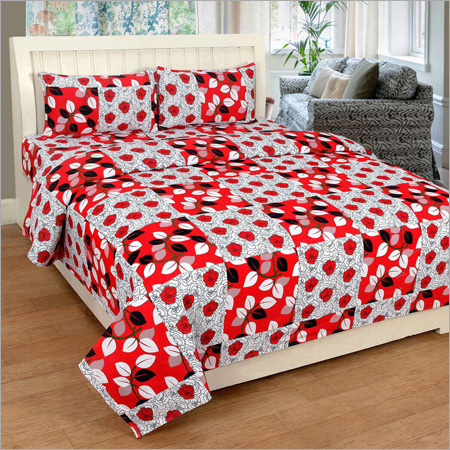Designer Print Cotton Bed Sheet