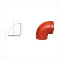 90 Degree Elbow - Cast Iron/steel, 50-125 Mm, 362.5 Psi | Lightweight, Corrosion Resistant, Easy Installation