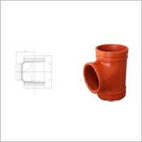 Grooved Reducing Tee