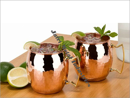 Hammered Copper Mugs